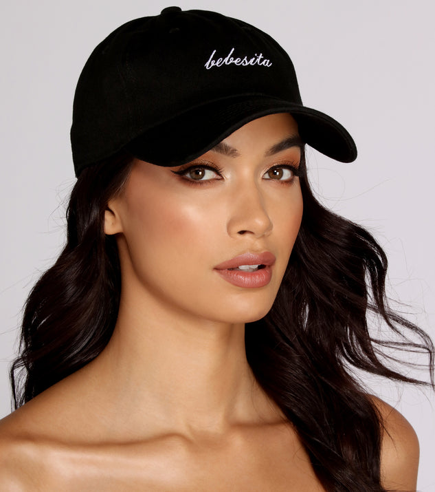 Bebesita Baseball Cap is a trendy pick to create 2023 festival outfits, festival dresses, outfits for concerts or raves, and complete your best party outfits!