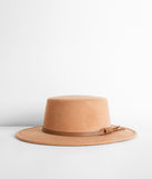 Belted Boater Hat is a trendy pick to create 2023 festival outfits, festival dresses, outfits for concerts or raves, and complete your best party outfits!