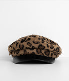Leopard Cabby Hat for 2022 festival outfits, festival dress, outfits for raves, concert outfits, and/or club outfits