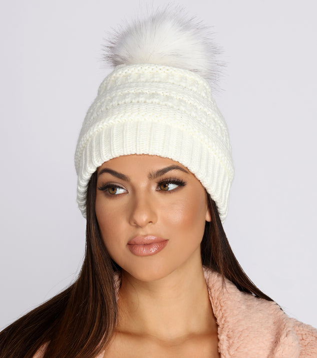 Cozy Cutie Pom Pom Beanie