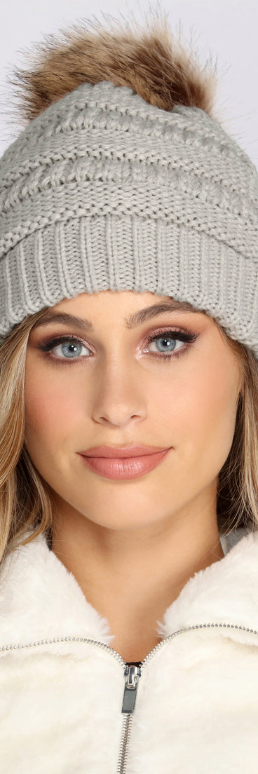 Cozy Cutie Pom Pom Beanie