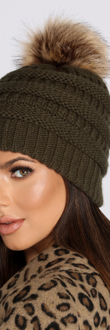 Cozy Cutie Pom Pom Beanie