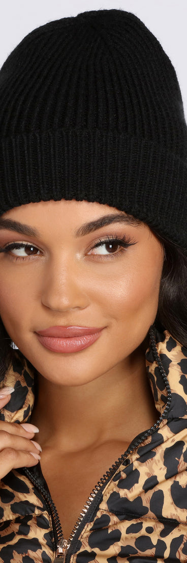 Blame It On The Weather Knit Beanie