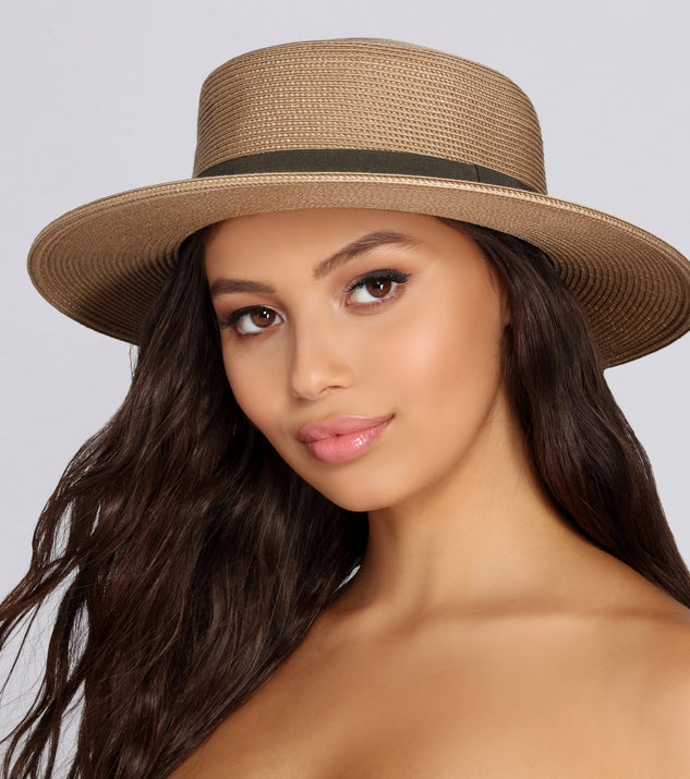 Boat Babe Woven Hat