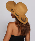 Do Not Disturb Woven Hat is a trendy pick to create 2023 festival outfits, festival dresses, outfits for concerts or raves, and complete your best party outfits!