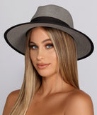 Panama Posh Woven Hat is a trendy pick to create 2023 festival outfits, festival dresses, outfits for concerts or raves, and complete your best party outfits!