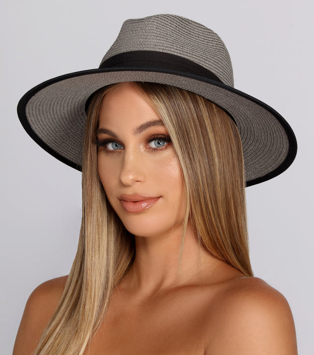 Panama Posh Woven Hat is a trendy pick to create 2023 festival outfits, festival dresses, outfits for concerts or raves, and complete your best party outfits!