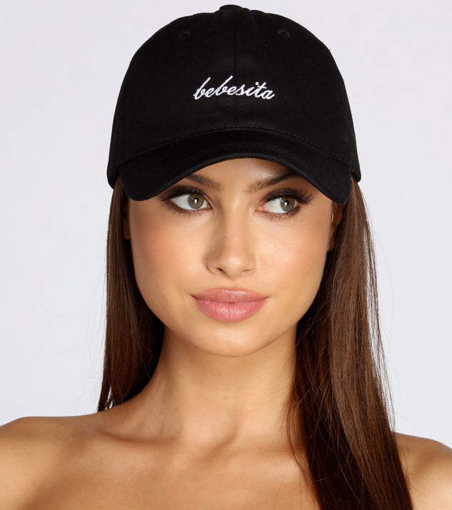 Bebesita Ball Cap is a trendy pick to create 2023 festival outfits, festival dresses, outfits for concerts or raves, and complete your best party outfits!