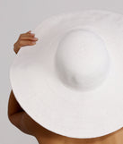 Oversized Floppy Straw Hat