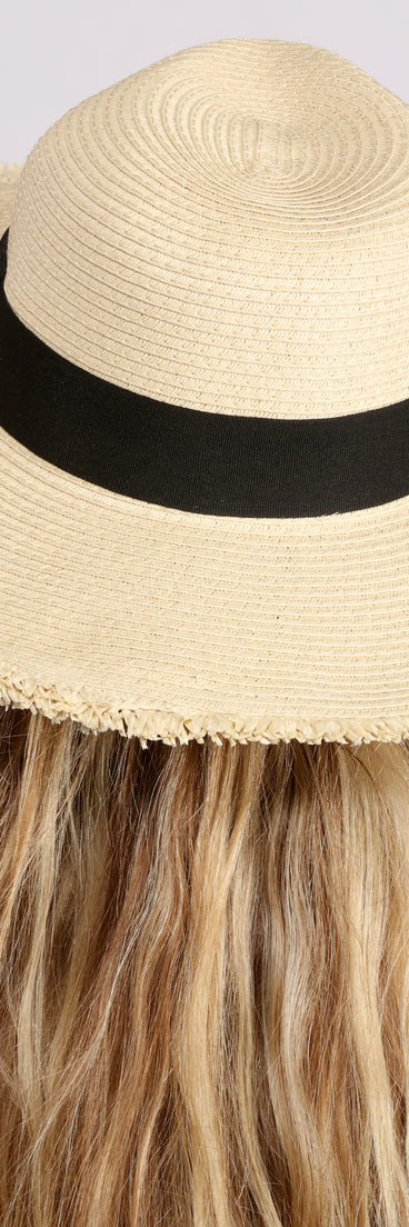 Sunny Days Straw Panama Hat