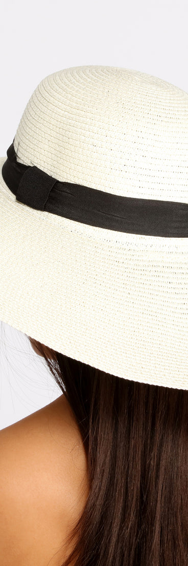 Shady Baby Floppy Straw Hat