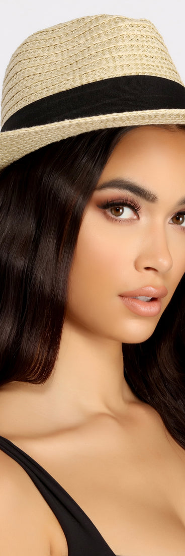 Time For A Trip Straw Panama Hat