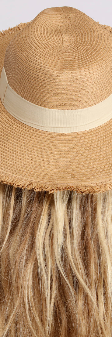Summer Is My Season Straw Panama Hat