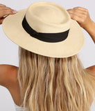 Feel The Breeze Straw Boater Hat