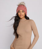 Keeping Knit Cozy Ribbed Beanie