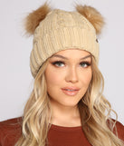 Cozy Cutie Knit Pom Beanie