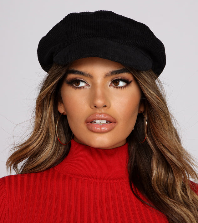 Corduroy Cabby Hat