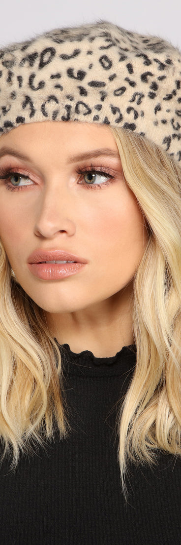 Oh La La Leopard Beret