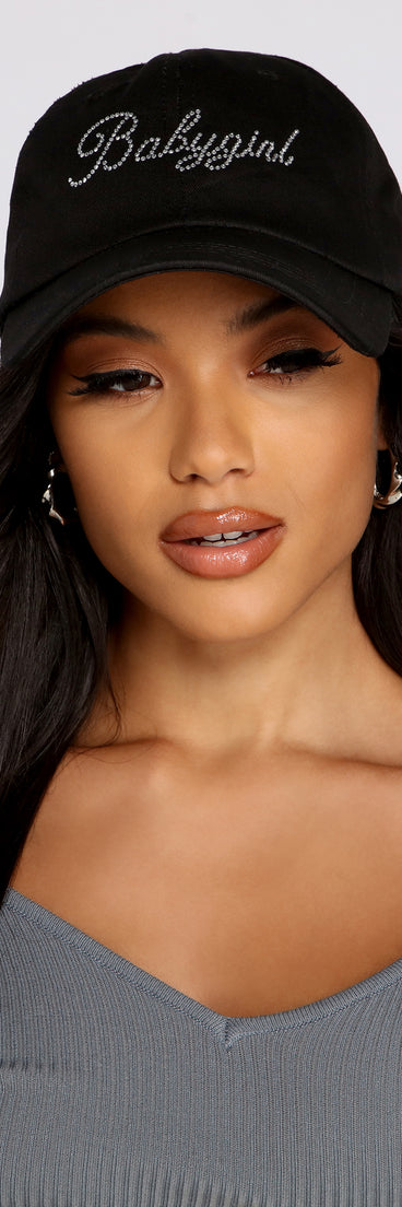 Babygirl Rhinestone Baseball Cap