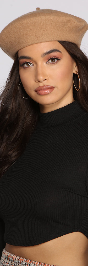 So Chic Wool Beret