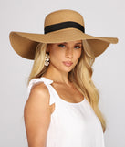 Embraced In Glamour Straw Hat