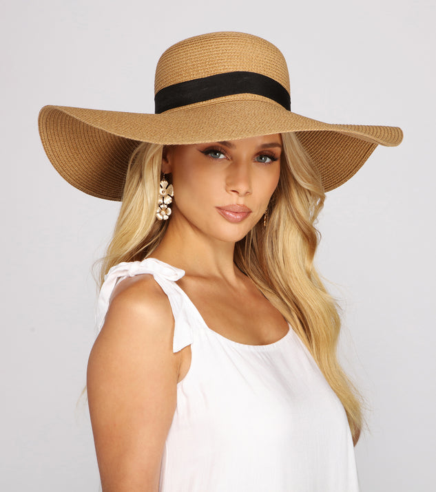 Embraced In Glamour Straw Hat