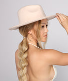 Greek Key Faux Wool Panama Hat is a trendy pick to create 2023 festival outfits, festival dresses, outfits for concerts or raves, and complete your best party outfits!
