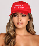 Shot Queen Tequila Script Cap is a trendy pick to create 2023 festival outfits, festival dresses, outfits for concerts or raves, and complete your best party outfits!