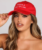 Shot Queen Tequila Script Cap is a trendy pick to create 2023 festival outfits, festival dresses, outfits for concerts or raves, and complete your best party outfits!