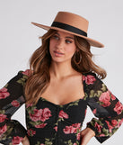 Trendy Stunner Faux Wool Boater Hat is a trendy pick to create 2023 festival outfits, festival dresses, outfits for concerts or raves, and complete your best party outfits!