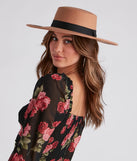 Trendy Stunner Faux Wool Boater Hat is a trendy pick to create 2023 festival outfits, festival dresses, outfits for concerts or raves, and complete your best party outfits!