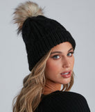 Bring The Chill Cable Knit Beanie