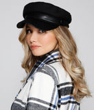 Who's That Girl Chic Cabby Hat is a trendy pick to create 2023 festival outfits, festival dresses, outfits for concerts or raves, and complete your best party outfits!