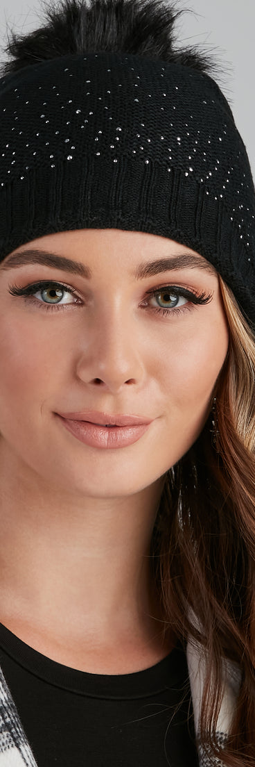 Cozy Heat Stone Knit Beanie