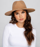 Trendy Glam Chain Detail Panama Hat