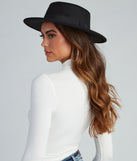 Simply Stylish Faux Wool Boater Hat is a trendy pick to create 2023 festival outfits, festival dresses, outfits for concerts or raves, and complete your best party outfits!