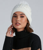 Pearl Of Cozy Pom Beanie