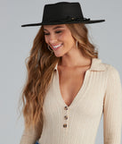 Lasso Of Style Faux Wool Boater Hat is a trendy pick to create 2023 festival outfits, festival dresses, outfits for concerts or raves, and complete your best party outfits!