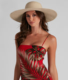 Country Club Rhine Straw Floppy Hat