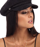 Corduroy Cabbie Hat