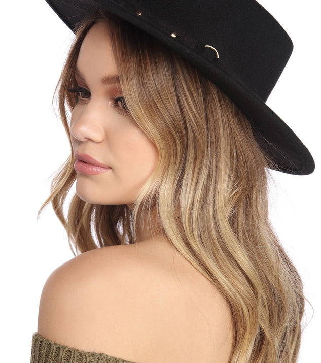 O Ring Band Boater Hat