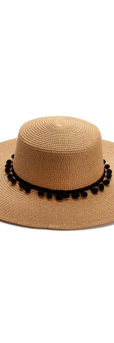 Pom Pom Straw Hat is a trendy pick to create 2023 festival outfits, festival dresses, outfits for concerts or raves, and complete your best party outfits!