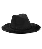 Braided Faux Suede Panama Hat