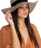 Braided Straw Sun Hat