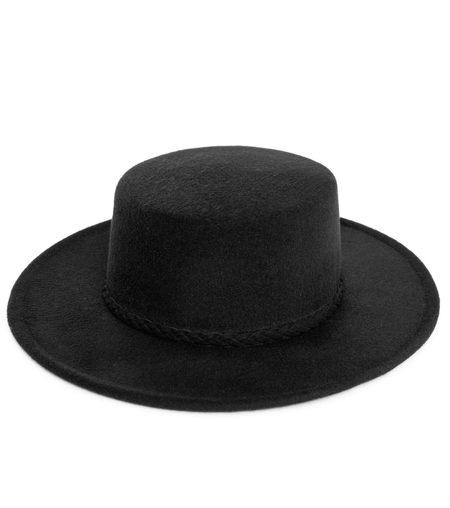 Braided Classic Boater Hat