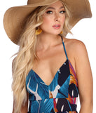 Straw Sophistication Floppy Hat