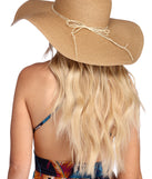 Straw Sophistication Floppy Hat