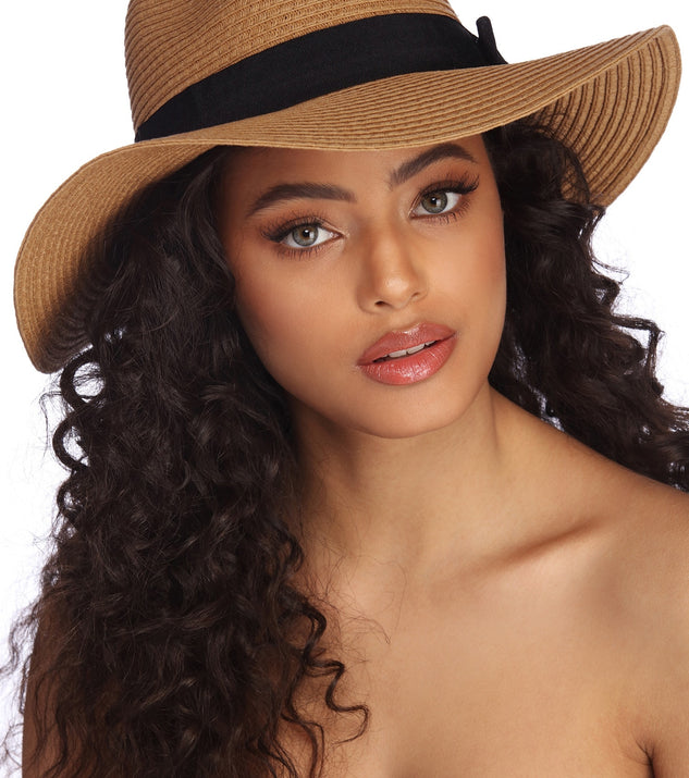 Banded Straw Panama Hat