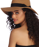 Banded Straw Panama Hat
