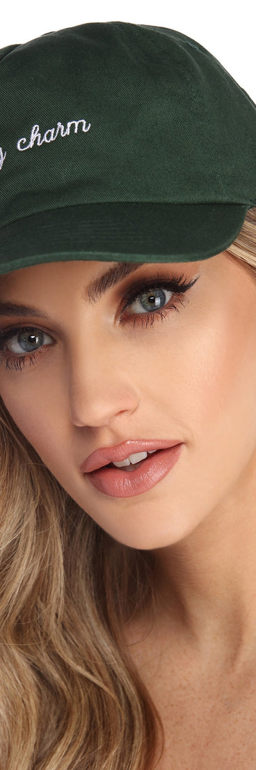 Lucky Charm Script Cap